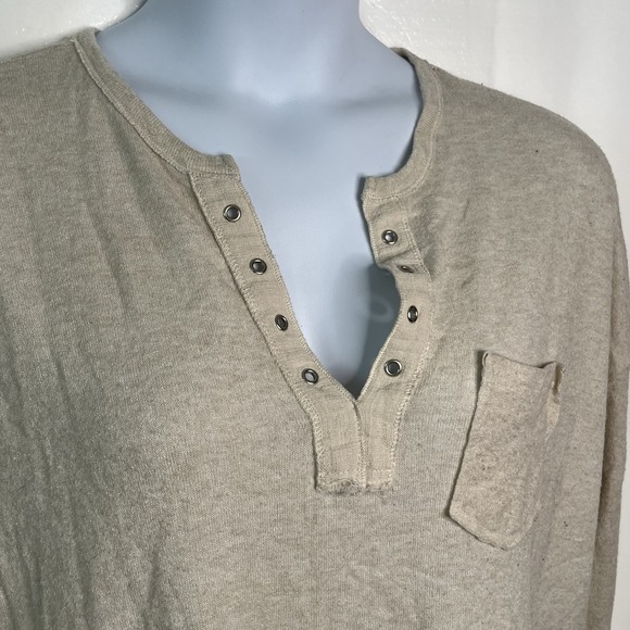 In‎ Loom Women's Peasant Top Sz M Soft Tunic Boho Cottagecore V Neck - Picture 2 of 13